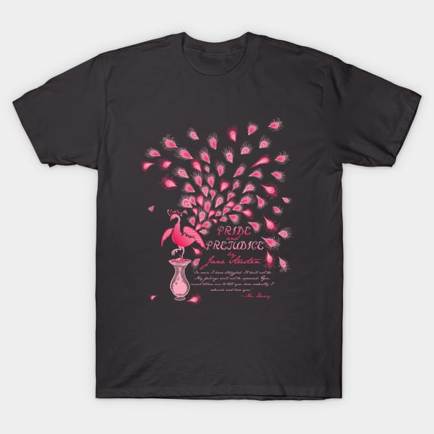 Paisley Peacock Pride and Prejudice: Girly T-Shirt by DoodleHeadDee